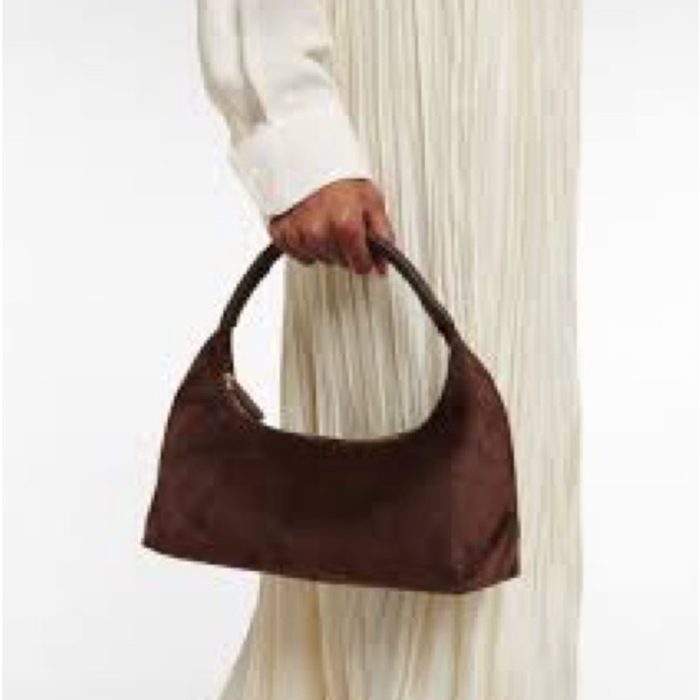 Khaite THE REMI HOBO IN COFFEE SUEDE
O/S / COFFEE / 100%CALFSKIN